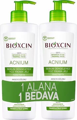 BIOXCIN ACNIUM JEL 500ML 1+1 HEDİYE