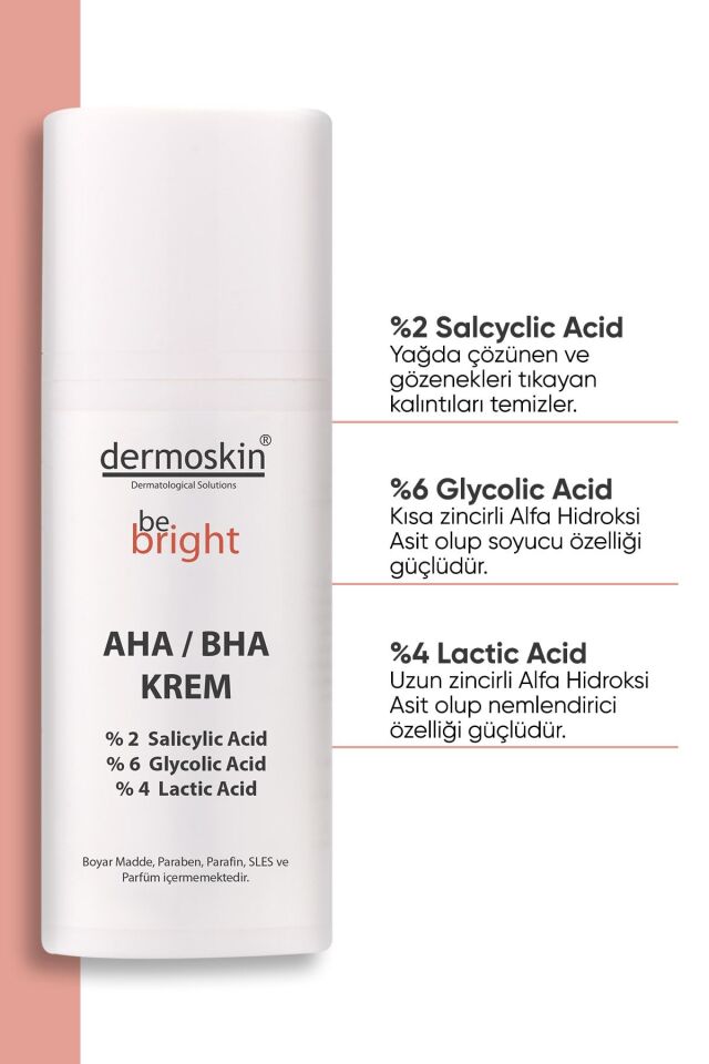 DERMOSKİN AHA/BHA CREAM 33 ML