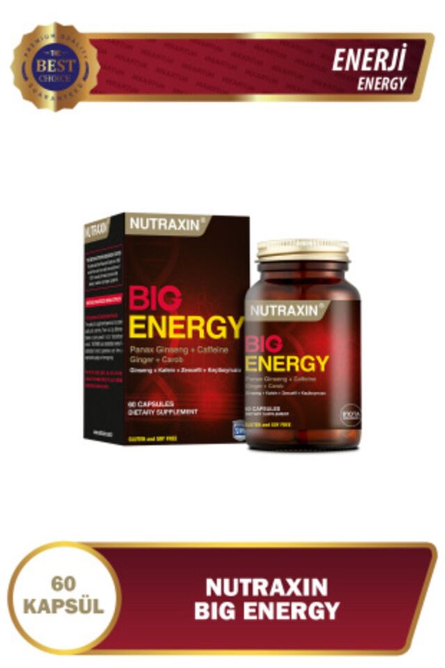 NUTRAXIN BIG ENERGY 60 KAPSÜL