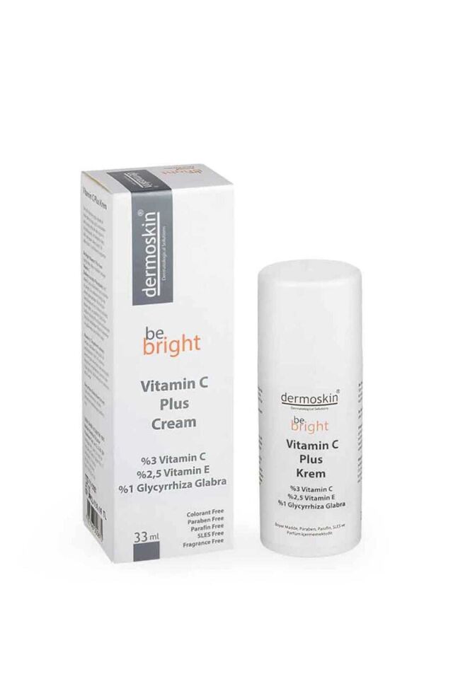DERMOSKİN BE BRIGHT VİTAMİN C PLUS KREM 33 ML