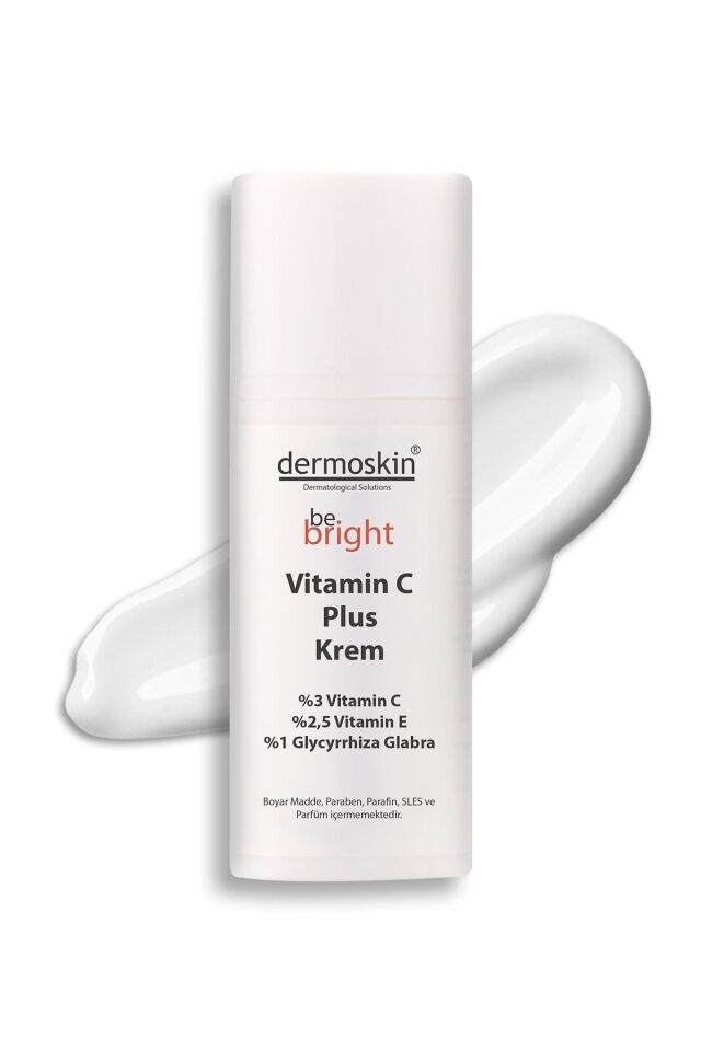DERMOSKİN BE BRIGHT VİTAMİN C PLUS KREM 33 ML