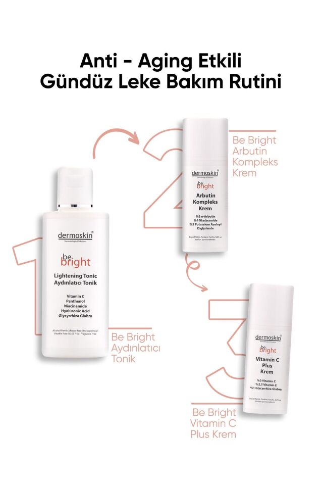 DERMOSKİN BE BRIGHT VİTAMİN C PLUS KREM 33 ML