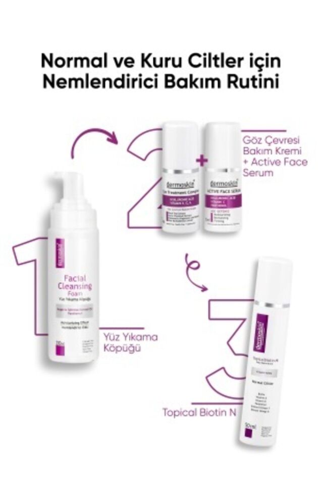 DERMOSKİN YÜZ YIKAMA KÖPÜĞÜ 200 ML