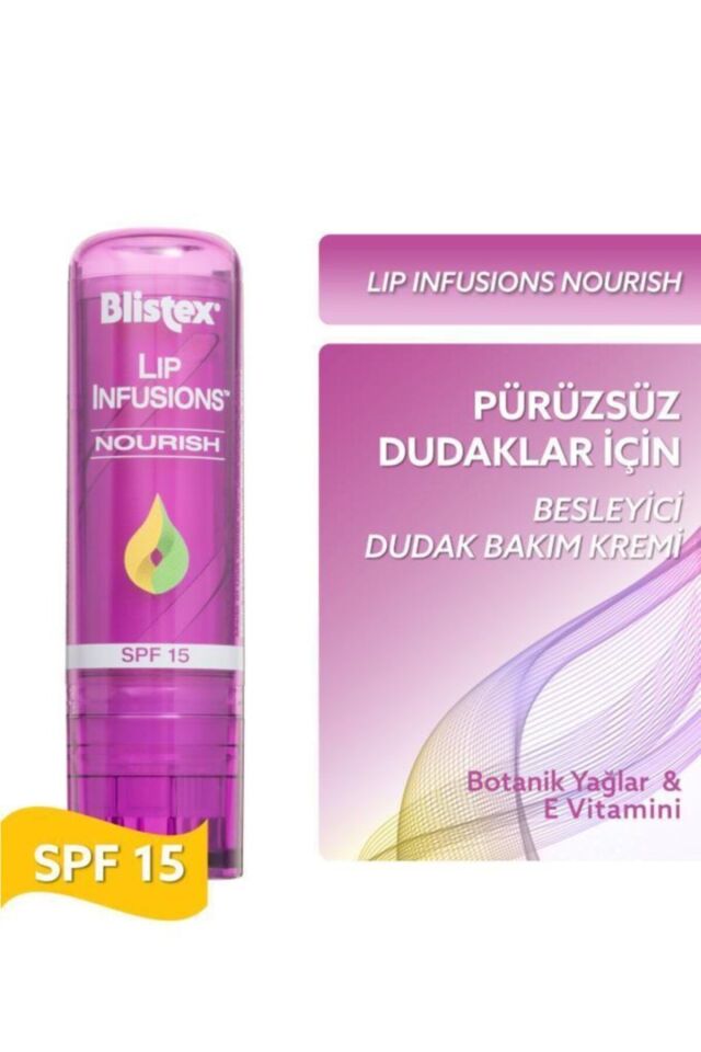 BLİSTEX LİP İNFUSİONS NOURİSH DUDAK KREMİ 3.7GR