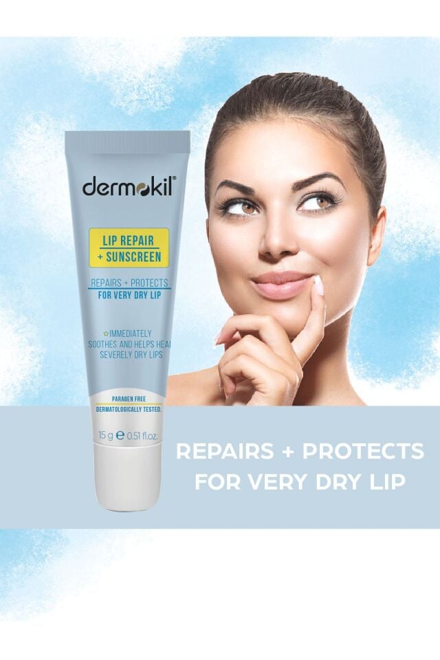 DERMOKİL REPAIR+SUNSCREEN LIP BALM