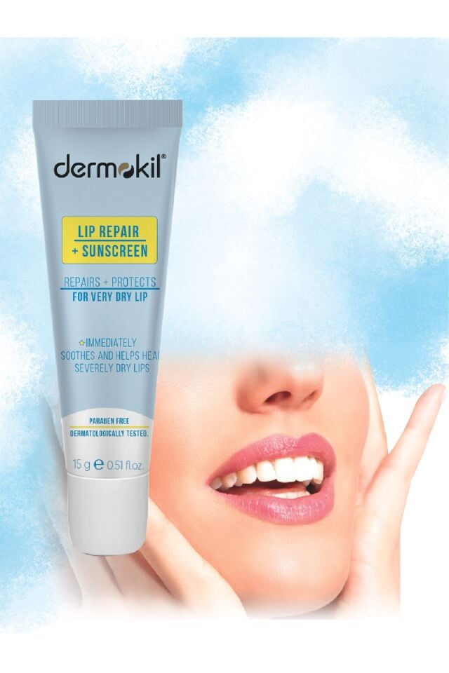 DERMOKİL REPAIR+SUNSCREEN LIP BALM