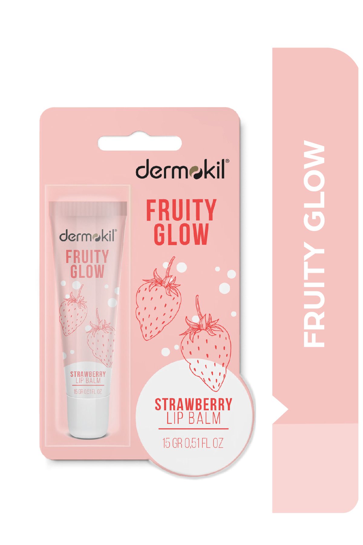 DERMOKİL ÇİLEK VE DOĞAL YAĞLI LIP BALM