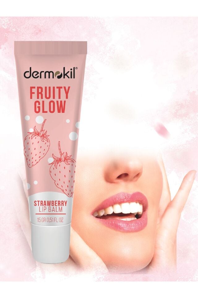 DERMOKİL ÇİLEK VE DOĞAL YAĞLI LIP BALM