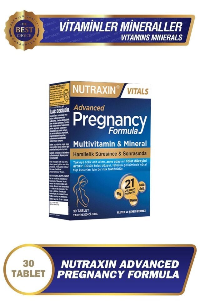 NUTRAXIN PREGNANCY FORMULA 30 TABLET