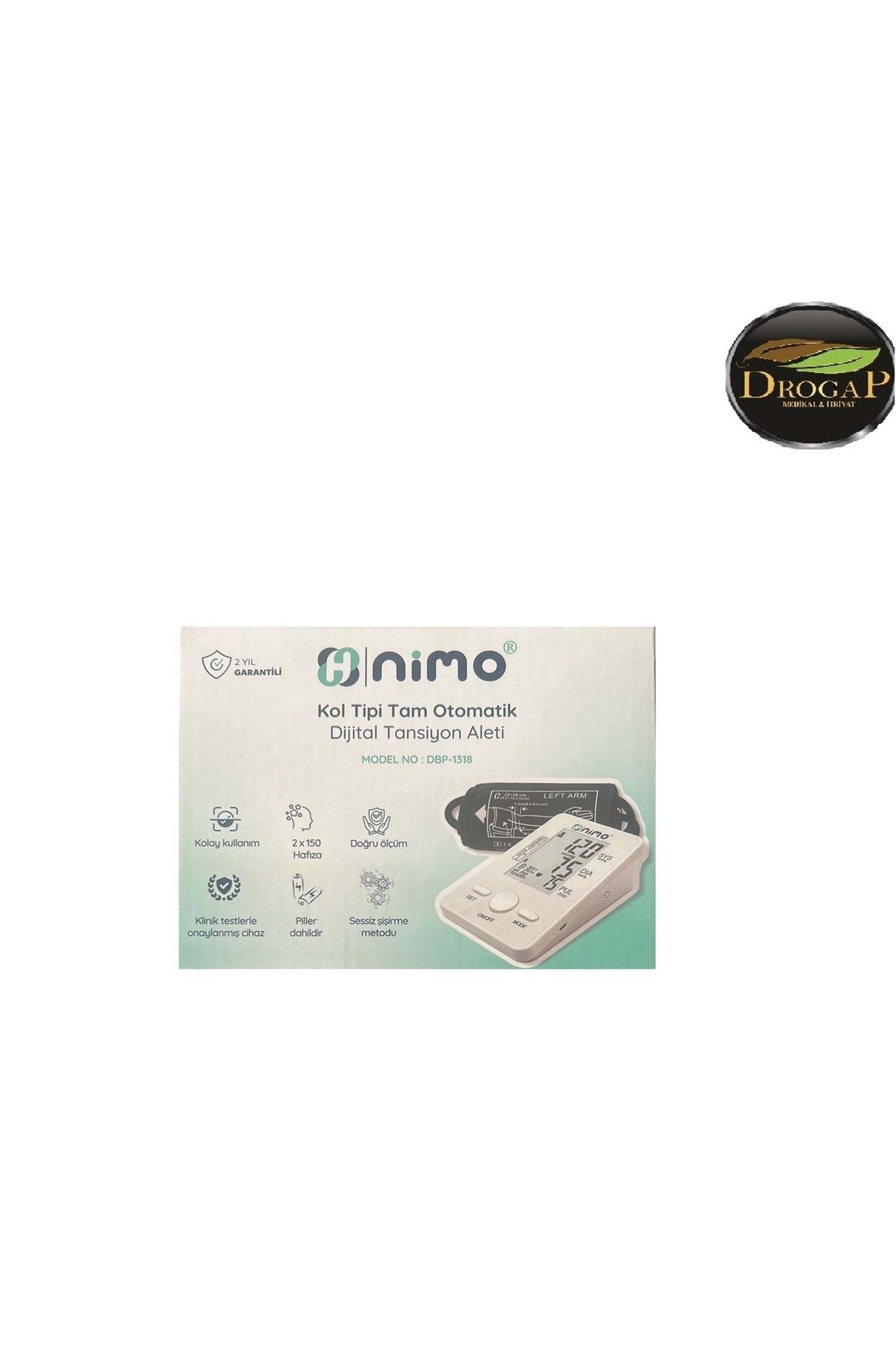 NİMO TANSİYON ALETİ KONUŞAN KOLDAN ÖLÇER FULLY OTOMATİK