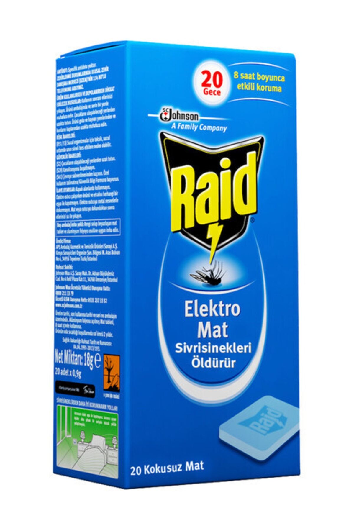 RAİD ELEKTRO MAT 20'Lİ TABLET