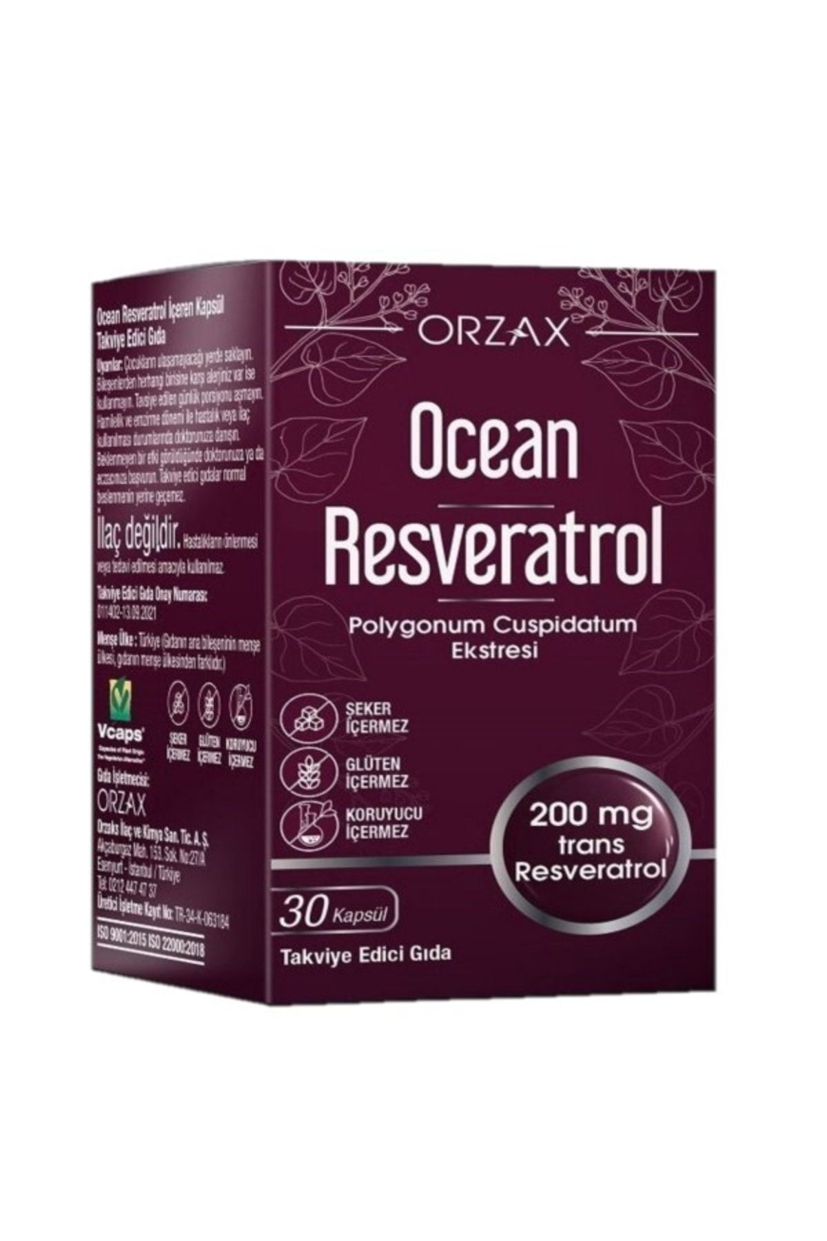 OCEAN RESVERATROL 200MG 30 KAPSUL