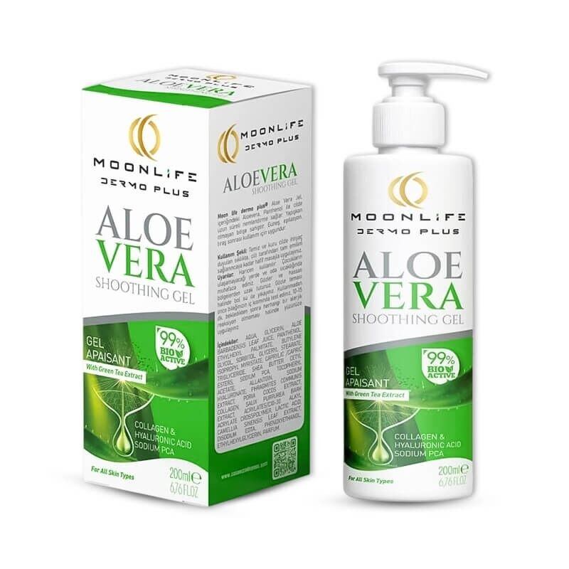 MOON LİFE (DERMO PLUS ) ALOE VERA JEL 200 ML