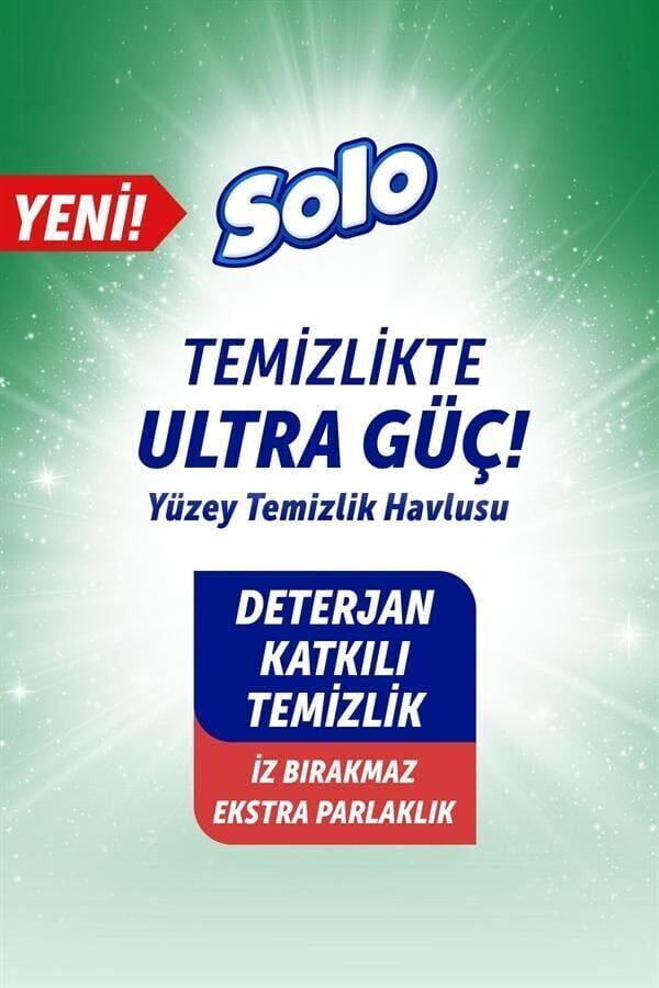 SOLO YÜZEY TEMİZLİK HAVLUSU DOĞAL SEDİR AĞACI 100LÜ