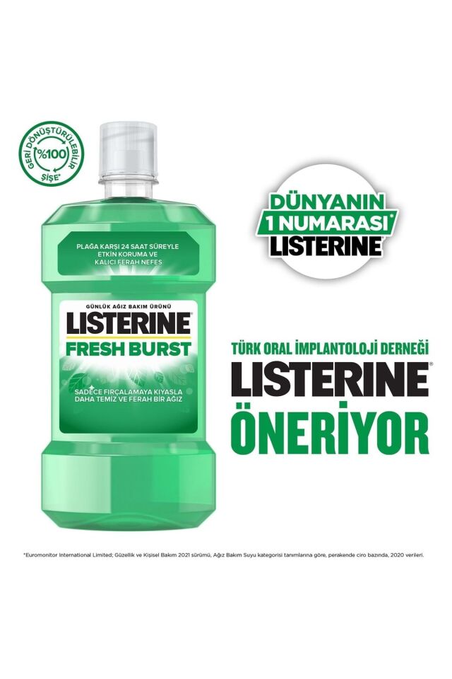 LİSTERİNE FRESH BRUST 500 ML