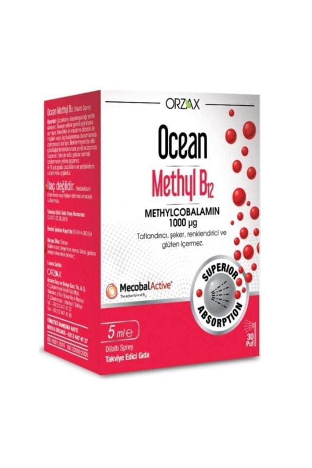 OCEAN METHYL B12 1000 MG 5 ML SPREY