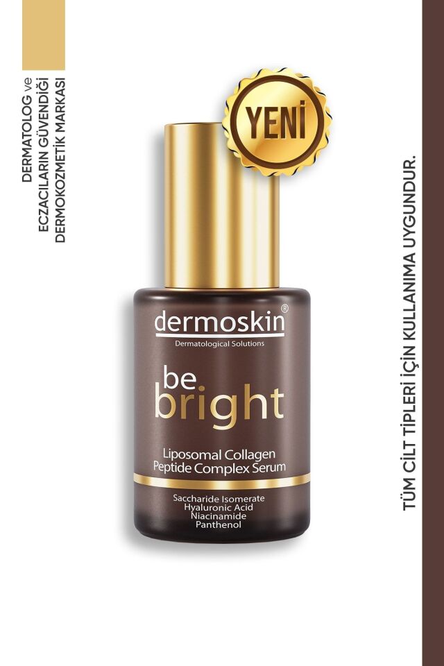 DERMOSKIN BE BRIGHT LIPOSOMAL COLLAGEN PEPTIDE SERUM