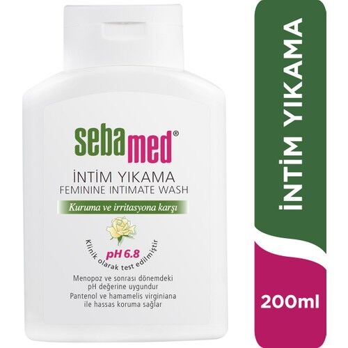 SEBAMED İNTİM MENAPOZ SONRASI LİKİT - GENİTAL BÖLGE TEMİZLEYİCİ 200 ML 6.8