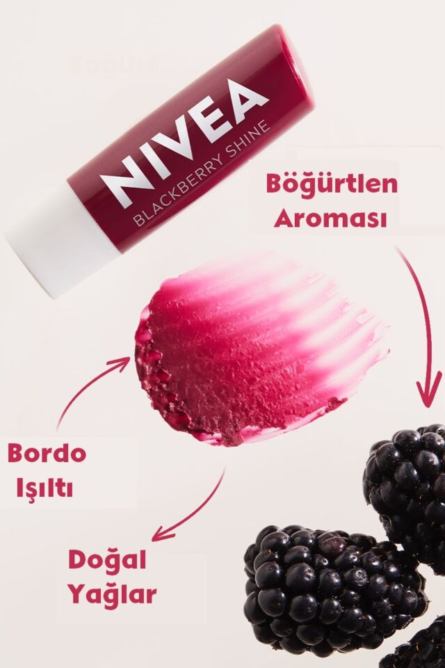 NİVEA LİP STİCK BÖĞÜRTLEN