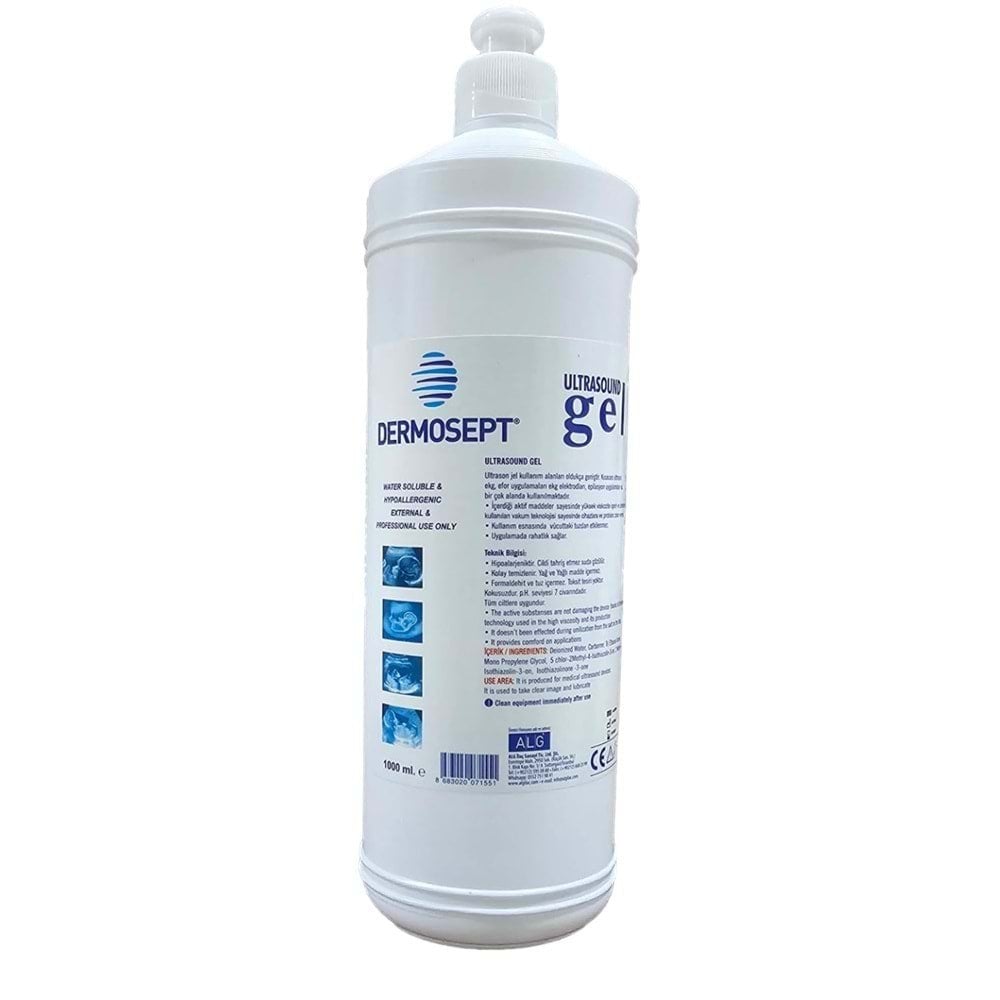 DERMOSEPT ULTRASON JELİ 1 LT