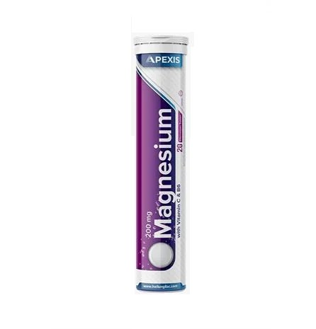 APEXİS MAGNESİUM 200 MG 20 EFERVESAN TABLET
