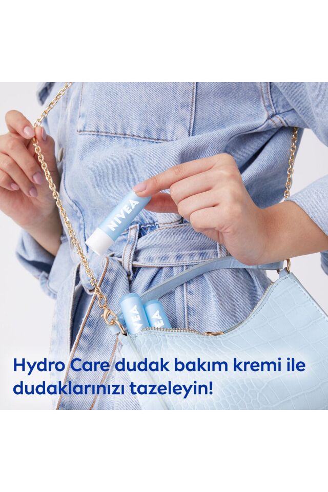 NİVEA BAKIM YAPAN DUDAK BAKIM KREMİ HYDRO CARE SPF15 4,8 GR