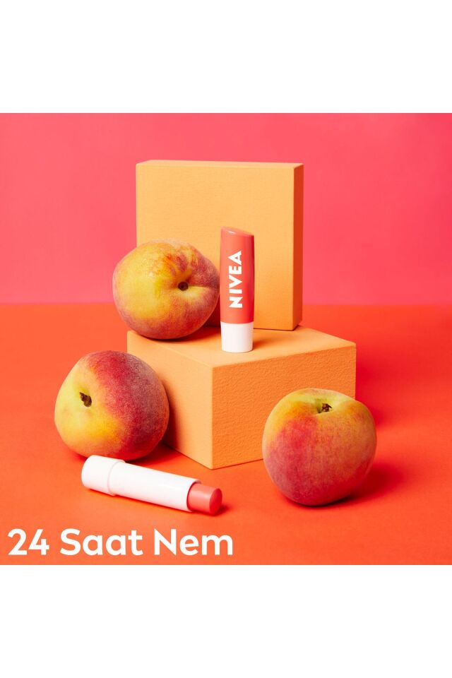 NİVEA LİP DUDAK BAKIM KREMİ - ŞEFTALİ