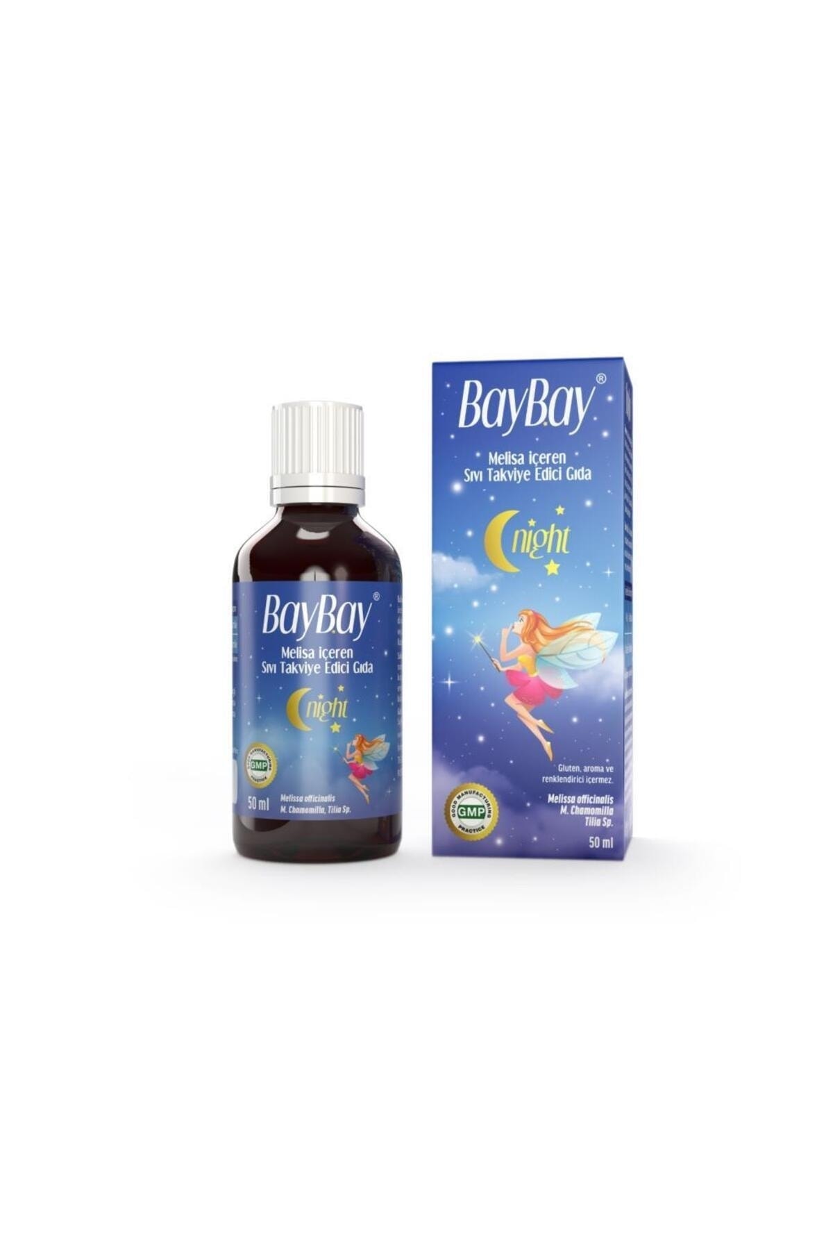 BAYBAY NIGHT MELİSA İÇEREN BİTKİSEL DAMLA 50 ML