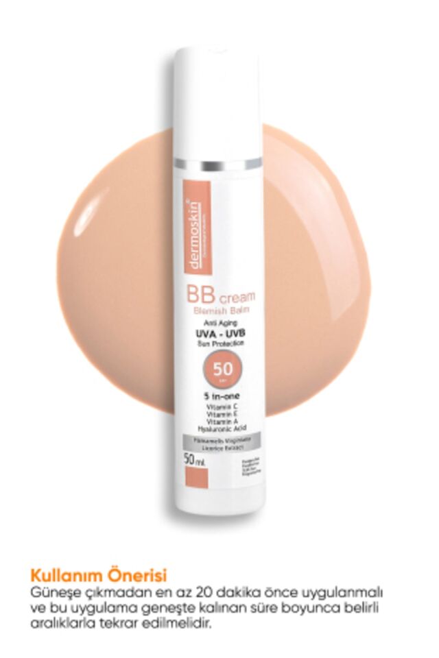 DERMOSKİN BB CREAM 50 SPF