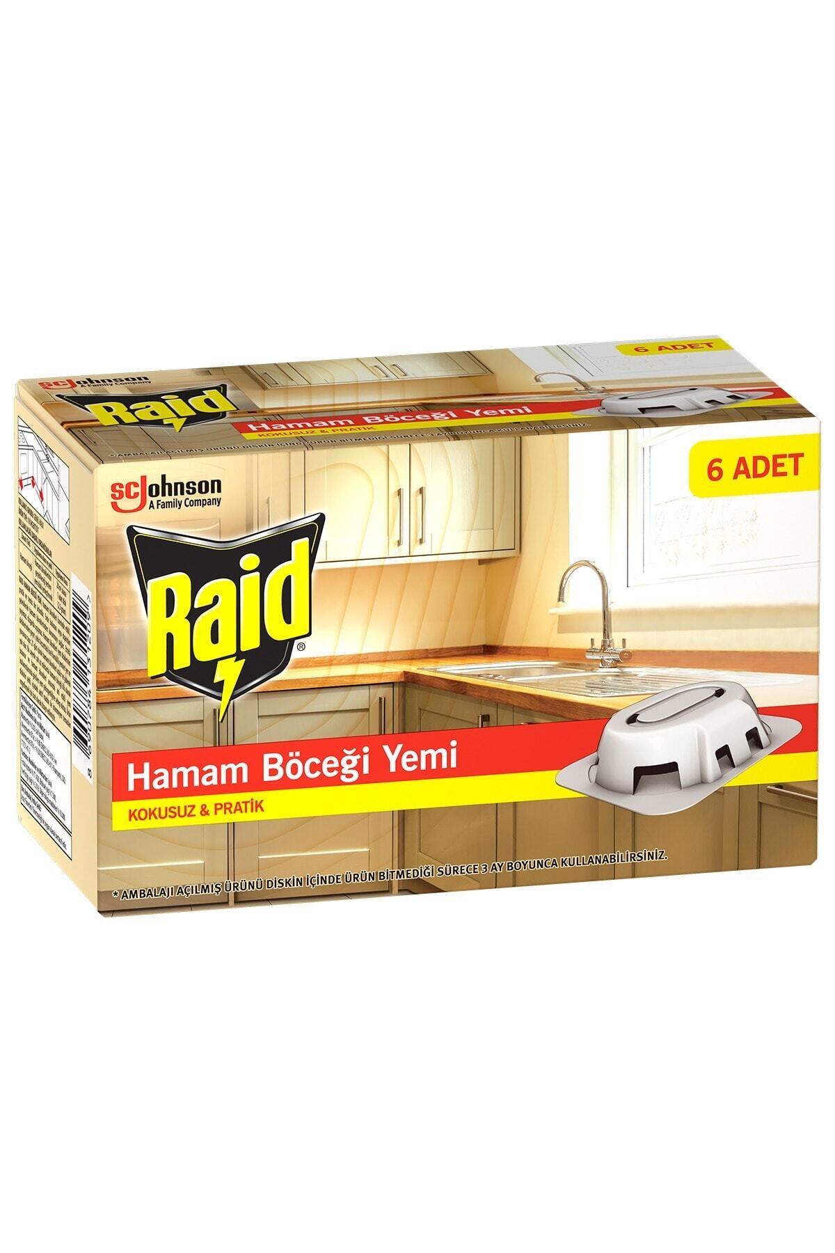 RAİD HAMAM BÖCEĞİ YEMİ 6 LI