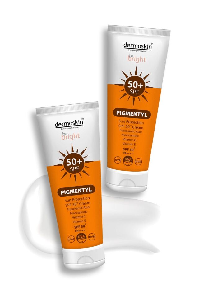 DERMOSKİN BE BRİGHT PİGMENTYL GÜNEŞ KREMİ SPF50+ 75 ML - İKİLİ KOFRE