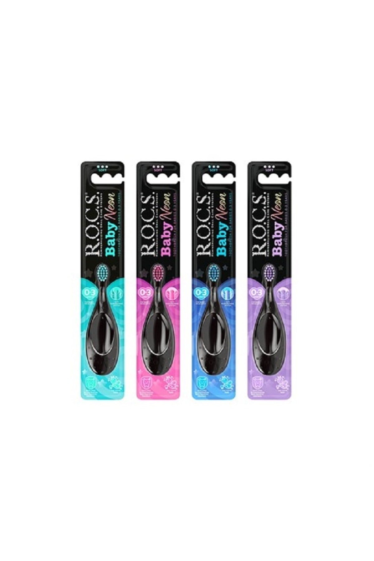 ROCS BABY NEON 0-3 YAŞ BEBEK DİŞ FIRÇASI