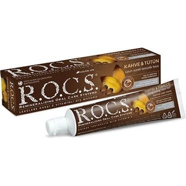 ROCS KAHVE VE TÜTÜN LEKELERİ İÇİN DİŞ MACUNU 60 ML