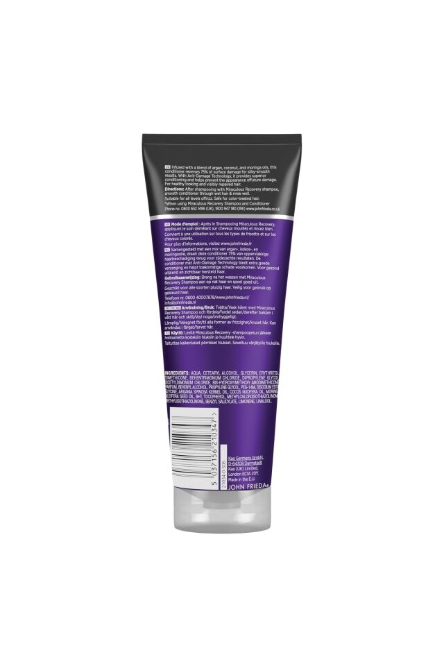 JOHN FRİEDA MIRACULOUS SAÇ KREMİ 250 ML