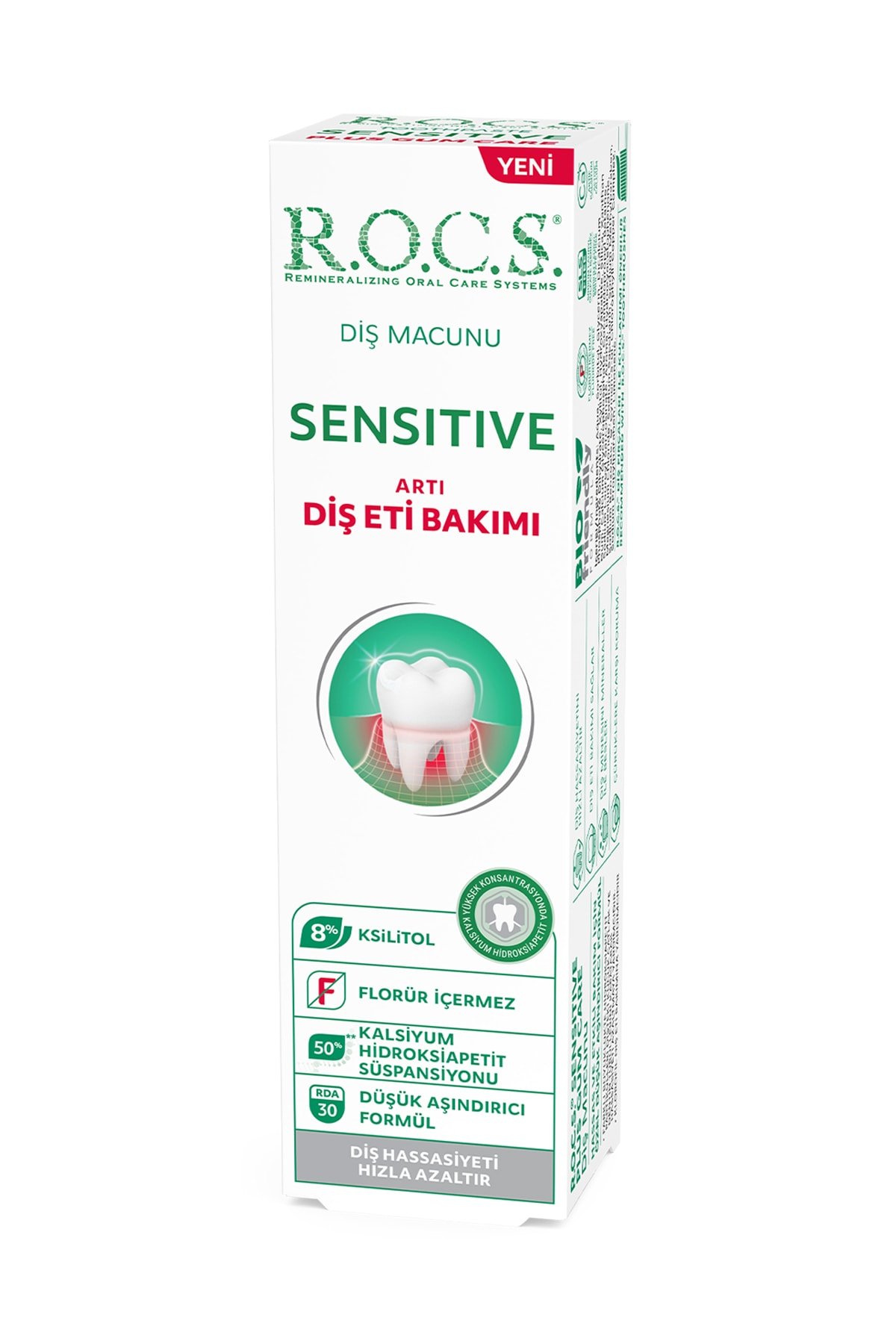ROCS DİŞ MACUNU SENSİTİVE PLUS GUM CARE 75 ML
