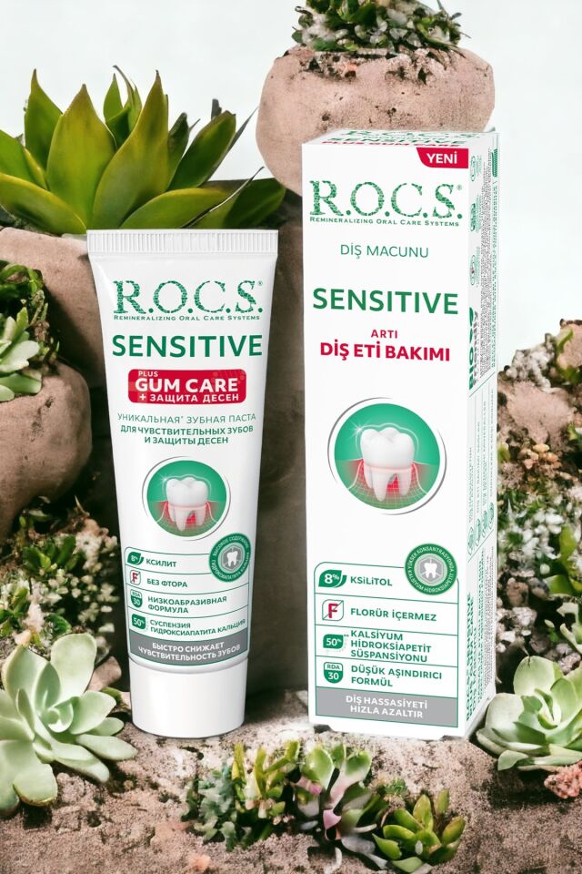 ROCS DİŞ MACUNU SENSİTİVE PLUS GUM CARE 75 ML
