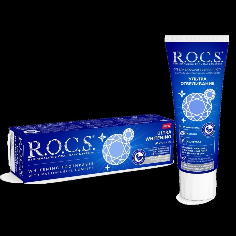 ROCS ULTRA BEYAZLATICI DİŞ MACUNU 75 ML