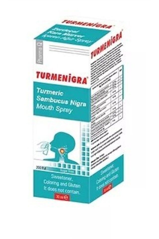 TURMENİGRA TURMERİC SAMBUCUS NİGRA MOUTH SPRAY 200 PUF 30 ML