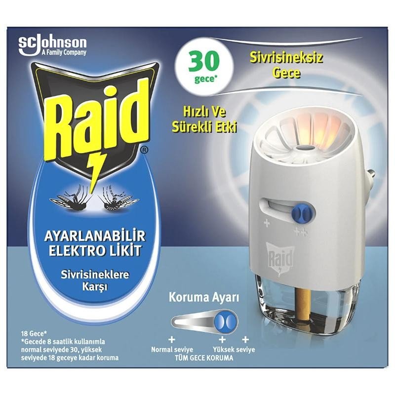 RAİD ELEKTRO LİKİT CİHAZ AYARLANABİLİR (30 GECE)
