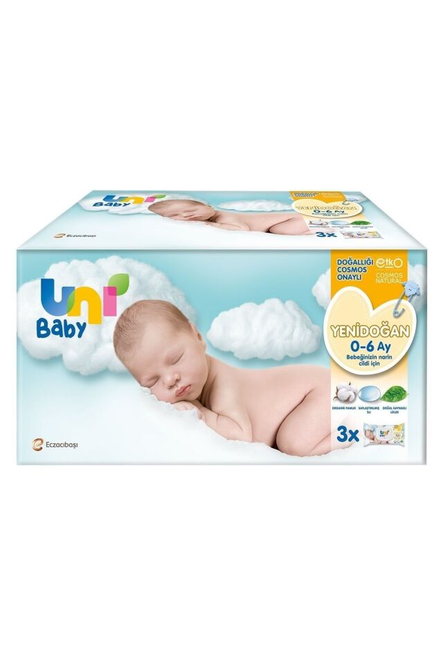 UNIBABY YENIDOGAN ISLK MENDİL 3LÜ