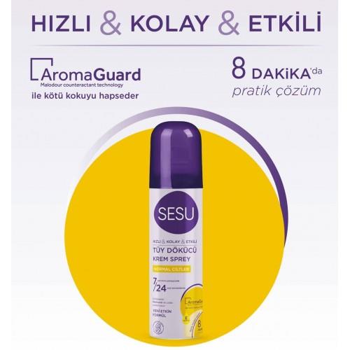 SESU TÜY DÖKÜCÜ KREM SPREY 150ML NORMAL CİLTLER