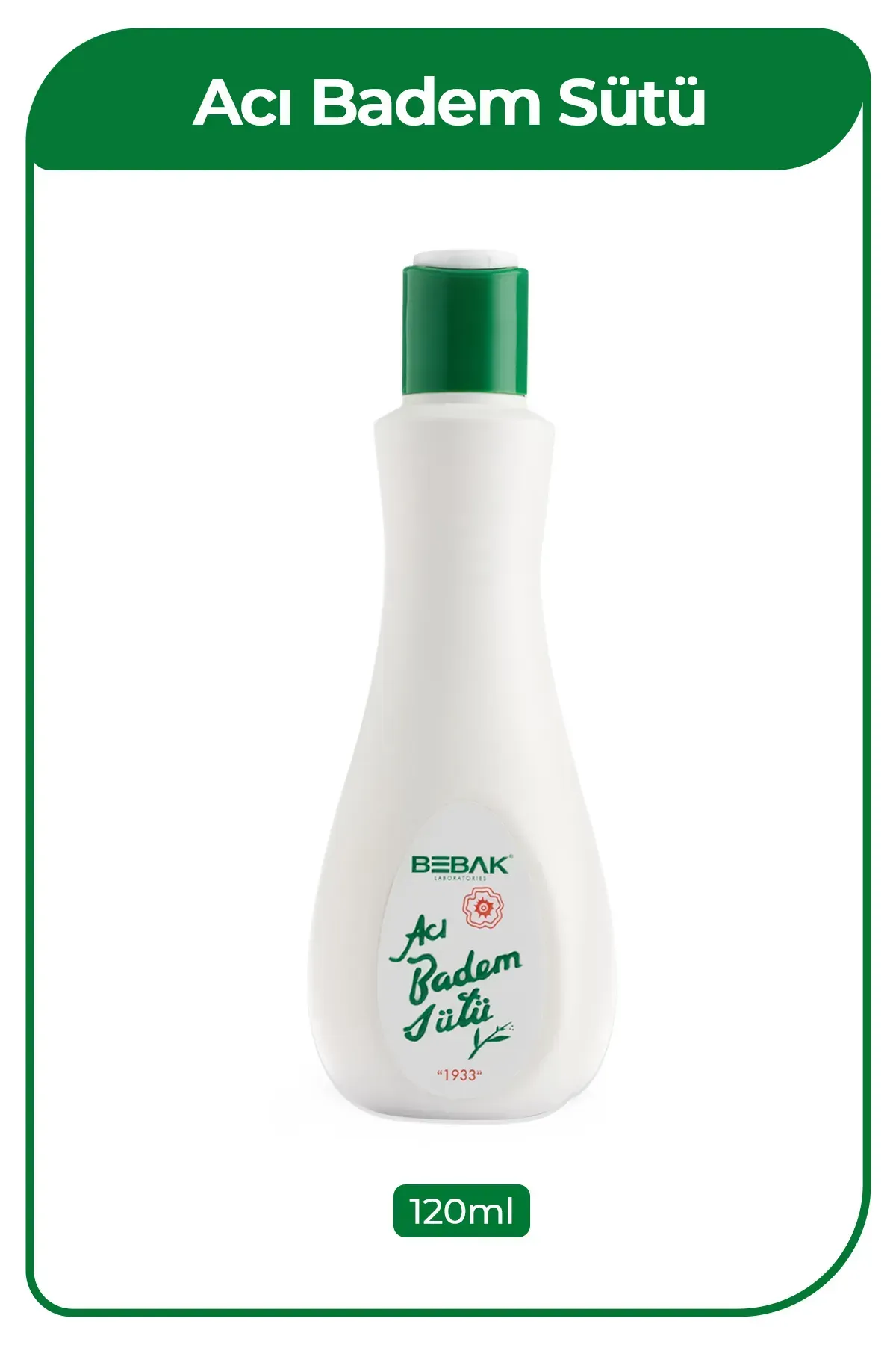 BEBAK ACI BADEM SÜTÜ 120 ML ŞİŞE