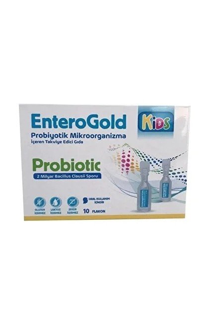 ENTEROGOLD KIDS PROBİOTİC 10 FLAKON