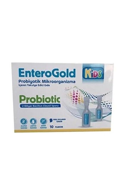 ENTEROGOLD KIDS PROBİOTİC 10 FLAKON