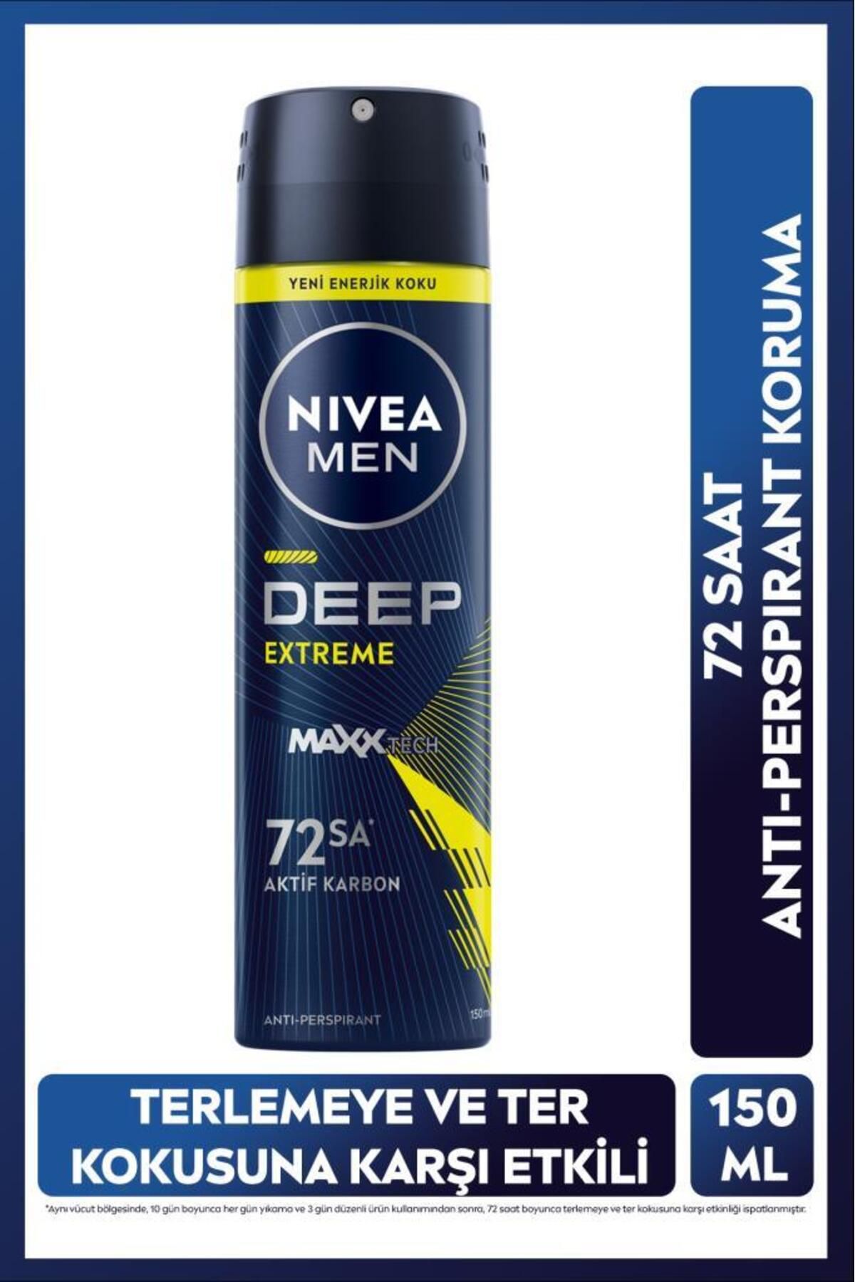 NİVEA MEN DEEP EXTREME DEODORANT 150 ML