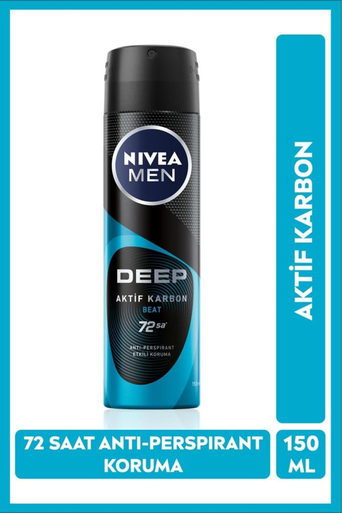 NİVEA MEN DEODORANT DEEP BEAT ERKEK SPREY 150 ML