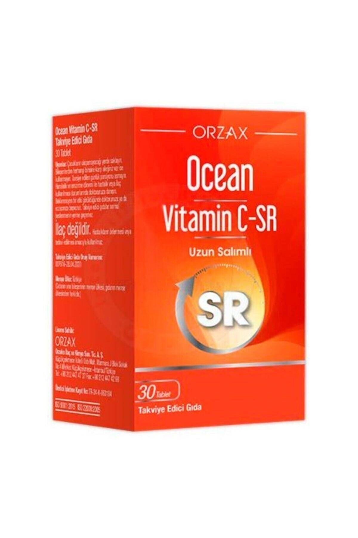 OCEAN VİTAMİN C-SR 500MG 30 TABLET