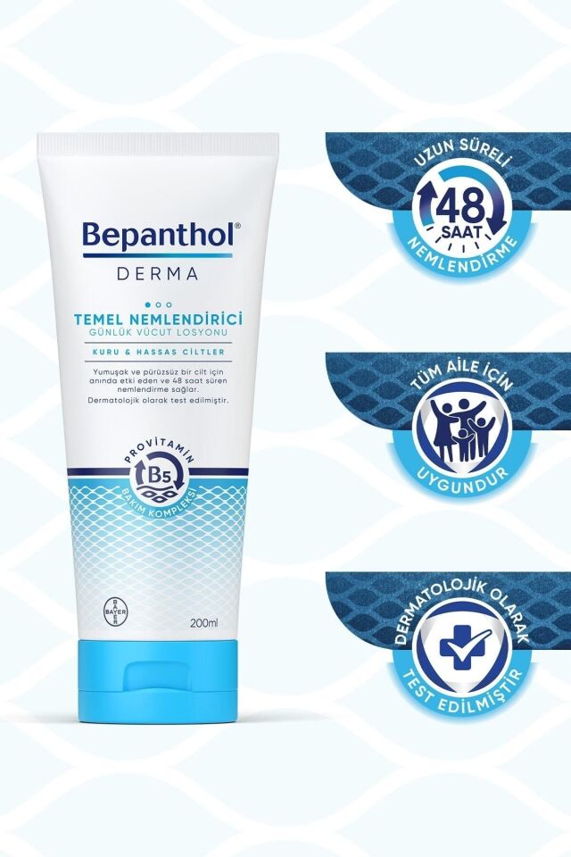 BEPANTHOL DERMA TEMEL NEMLENDİRCİ LOSYON 200 ML