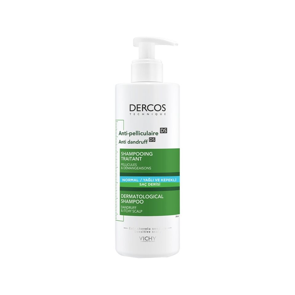 VİCHY DERCOS ANTİ DANDRUFF NORMAL VE YAĞLI SAÇLAR İÇİN KEPEK KARŞITI ŞAMPUAN 390 ML