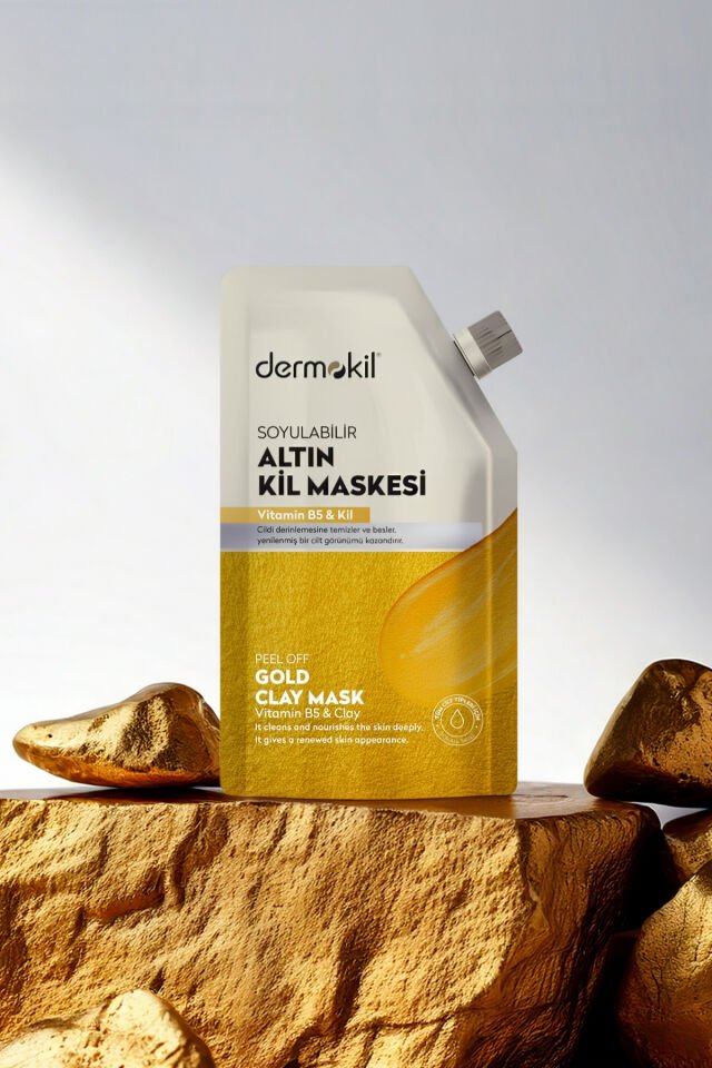 DERMOKİL SOYULABİLİR ALTIN KİL MASKE 50 ML